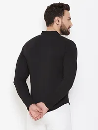 GESPO Men's Full Sleeves Shirts(Black-X-Large)-thumb1