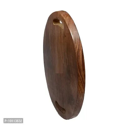 Kombuis kitchenwarereg; Wooden Oval Chopping Board/Cheese Board with Handle for Home/Kitchen/Cafeacute;/Pantry-thumb3