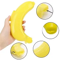 Kombuis Kitchenware Plastic Banana Shape Storage Case Lunch Box for Kids  Adult (Pack of 2) (Multi-Color)-thumb4