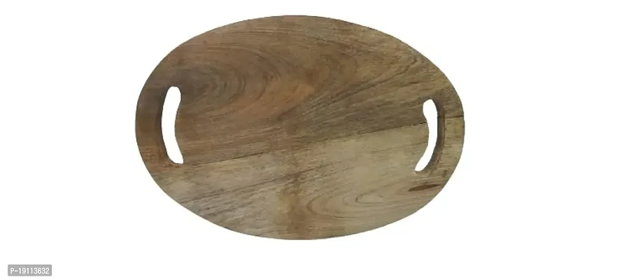 Kombuis kitchenwarereg; Wooden Oval Chopping Board/Cheese Board with Handle for Home/Kitchen/Cafeacute;/Pantry-thumb2