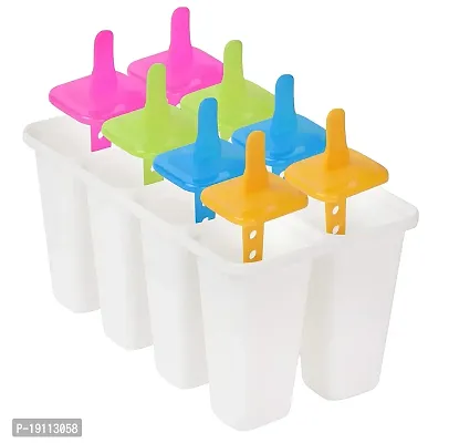 Kombuis Kitchenware Icecream and kulfi Maker Moulds Set of 8 Pcs -Pack of 1 (Multi-Colour)-thumb3