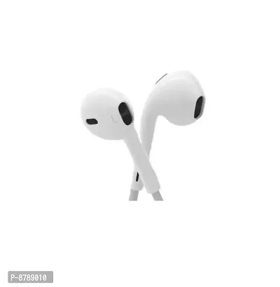 LEZZIE Original YS High Bass For Galaxy J3 /J5 /J7 / E7 / Z3 / C7/ S10 / S8 / F12/F22 Wired Headset  (White, In the Ear) (PACK OF 2)-thumb2