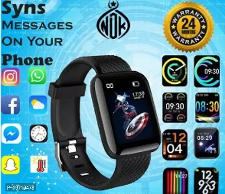 ID116 Smart Watch for Womens, Bluetooth Smartwatch Touch Screen Bluetooth Smart Watches for Android iOS Phones Wrist Phone Watch for- Women Men--thumb0
