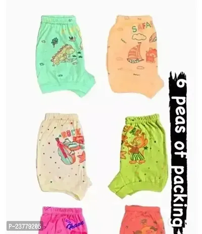 Stylish Cotton Printed Regular Shorts For Boys Pack Of 6-thumb0