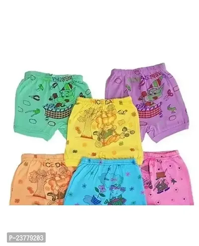 Stylish Cotton Printed Regular Shorts For Boys Pack Of 6