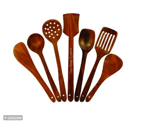 Wooden Spatulas Cooking Tools Set Of 7