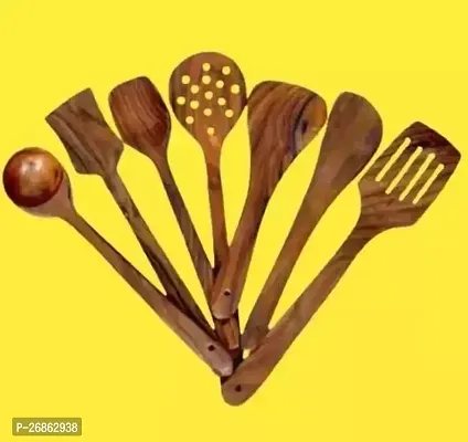 Wooden Spatulas Cooking Tools Set Of 7