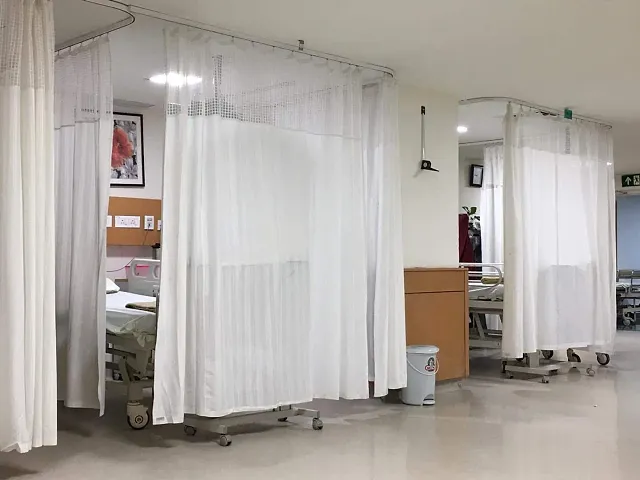 Ankit Enterprises | Hospital Curtains of Different Sizes and Colors for Bed partition in Clinics, ICU and Wards