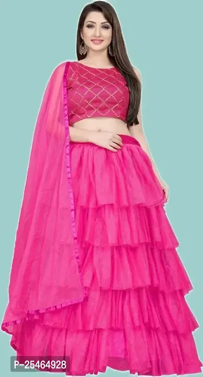 Princess Classy Fancy Ruffle  Lehanga Cholis-thumb0