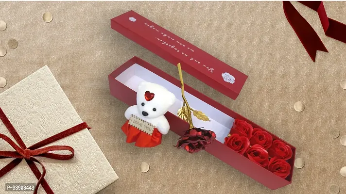 Valentine Gift Box With Teddy For Gifting Purpose