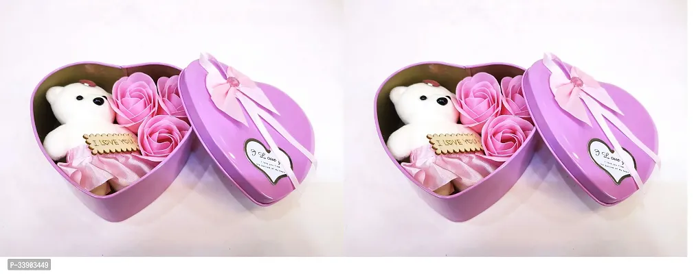 Pink Heart Shape Box For Gifting Purpose Pack Of 2