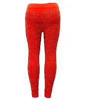 Aayush Premium Free Size Ripped Jeggings | Skinny Jeggings | Colored Jeggings | HIGH Waisted Jeggings | Denim Jeggings | Checkered Jeggings | Solid Jeggings (3080 RED Black Pattern Jeggings)-thumb4