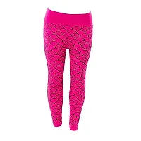 Aayush Premium  Stylish Free Size HIGH Waist Stretchable Pink and Black Designer Jeggings for Women and Girls-thumb2