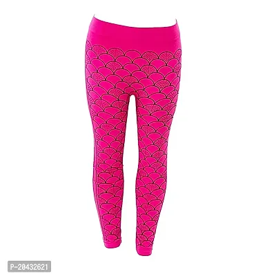 Aayush Premium  Stylish Free Size HIGH Waist Stretchable Pink and Black Designer Jeggings for Women and Girls-thumb3