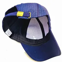 Aayush Premium Stuff Handcrafted Stylish and Colorful Baseball CAPS and Bowler CAPS for Men and Women (Jordan Dark Blue Color Baseball CAPS)-thumb3