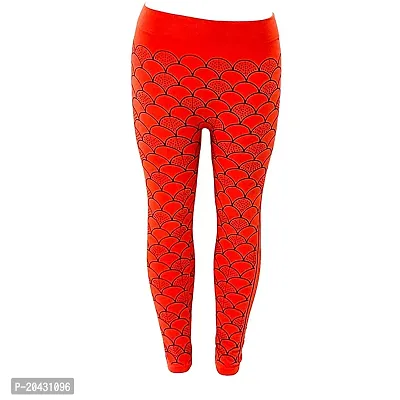 Aayush Premium Free Size Ripped Jeggings | Skinny Jeggings | Colored Jeggings | HIGH Waisted Jeggings | Denim Jeggings | Checkered Jeggings | Solid Jeggings (3080 RED Black Pattern Jeggings)-thumb3