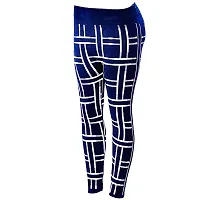 Aayush Premium Ripped Jeggings | Skinny Jeggings | Low Waist Jeggings | Colored Jeggings | HIGH Waisted Jeggings | Denim Jeggings All Available (2380 Blue and White Colored Jeggings)-thumb1