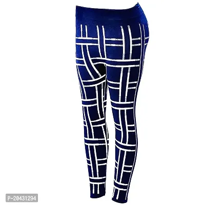 Aayush Premium Ripped Jeggings | Skinny Jeggings | Low Waist Jeggings | Colored Jeggings | HIGH Waisted Jeggings | Denim Jeggings All Available (2380 Blue and White Colored Jeggings)-thumb2