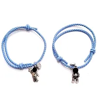 AAYUSH PREMIUM QUALITY HANDCRAFTED COUPLES BRACELETS (BLUE ROPE COUPLE BRACELET)-thumb2