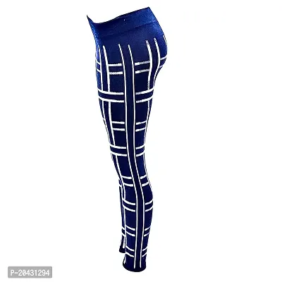 Aayush Premium Ripped Jeggings | Skinny Jeggings | Low Waist Jeggings | Colored Jeggings | HIGH Waisted Jeggings | Denim Jeggings All Available (2380 Blue and White Colored Jeggings)-thumb3