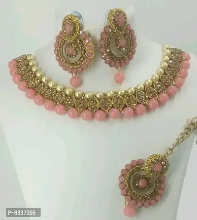 Alluring Alloy Kundan Jewellery Sets For Women And Girls