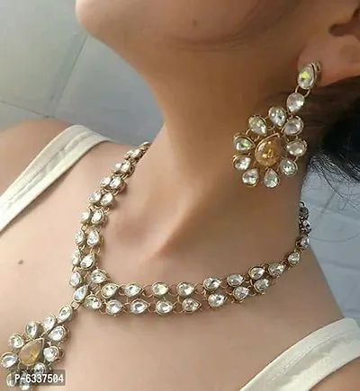 Charming Alloy Kundan Work Jewellery Sets