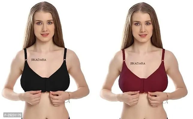 Front Open Bra for Women Pack Of 2