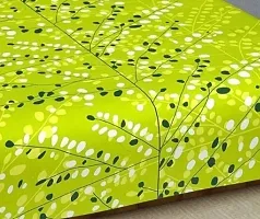 Classic Cotton Light Green Multi Graps Printed Double Bedsheet Pillow Two Cover-thumb1