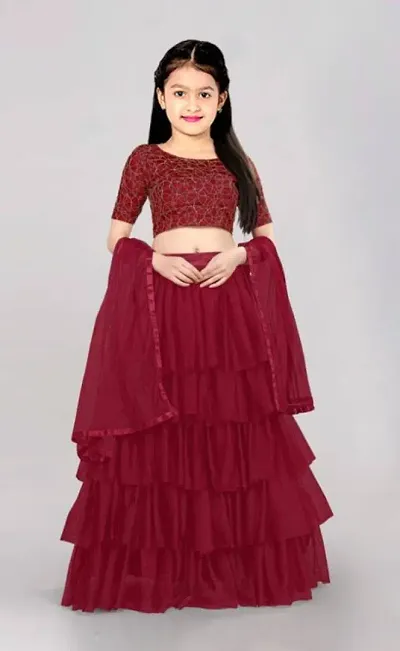 Fashionable Net Lehenga Cholis 