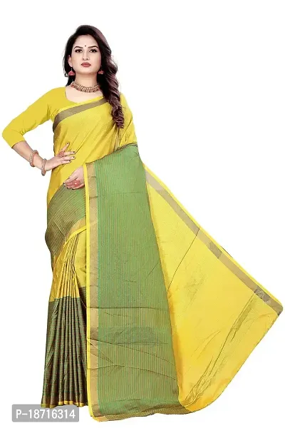 Ashwariya Lemon Yellow Dhupion Silk Saree-thumb0