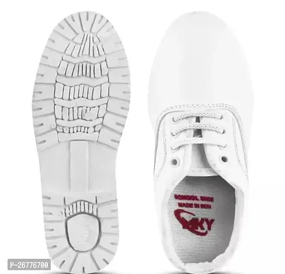 Elegant White PU Shoes For Women-thumb0
