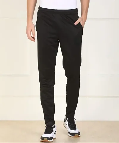 Men Solid Lycra Track Pants