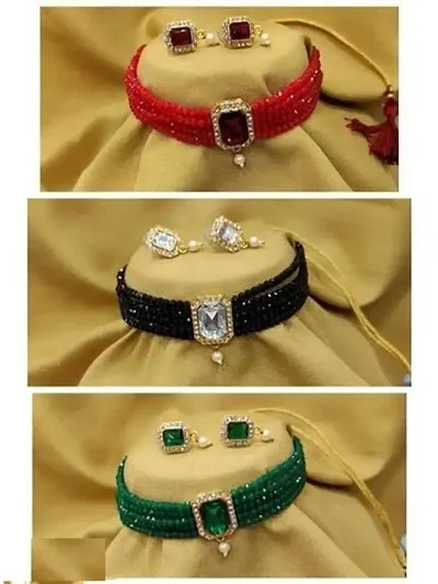 Beads Choker Set Pack of 3