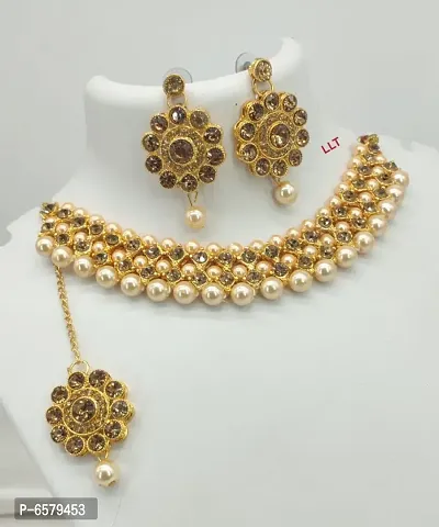 Women Alloy Jewellery Set-thumb0