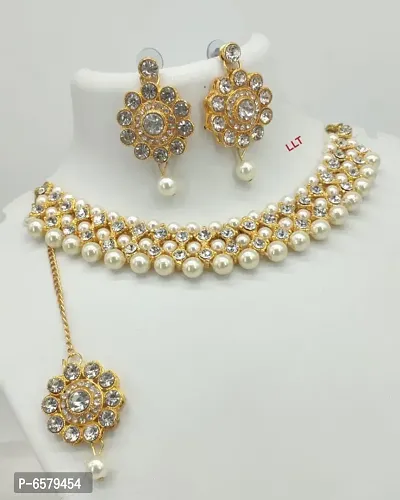 Women Alloy Jewellery Set-thumb0