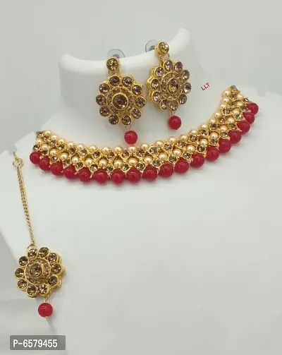 Women Alloy Jewellery Set-thumb0