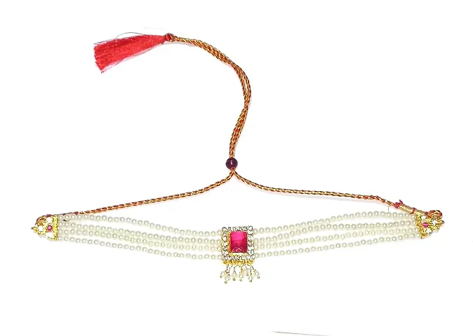 New Festive Special Traditional White Tanmani Necklace Maharashtrian chinchpeti moti necklace By Shrungarika(248)