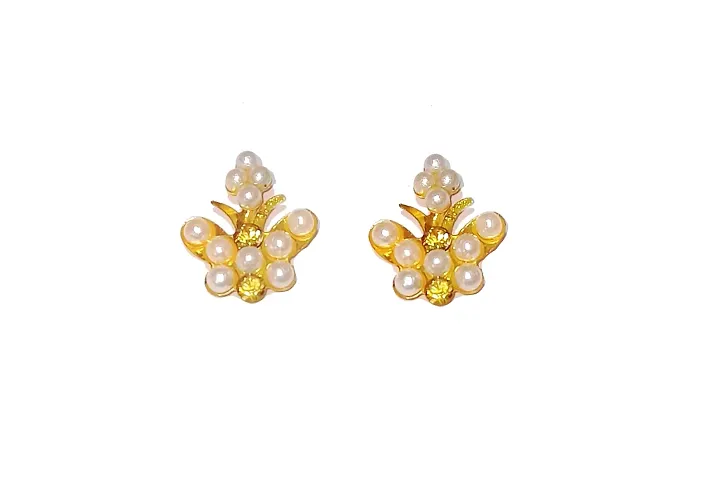 Upper Ear clips Press on Maharashtrian Traditional Press Bugadi Clip on Earrings for Women and Girls