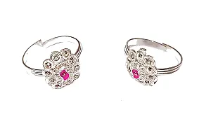 Fancy New Latest Designs Silver bichhiya Alloy Toe Ring By Shrungarika-T-140-thumb3
