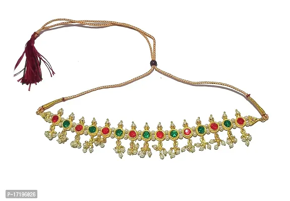 New Festive Special Traditional multi Tanmani Necklace Maharashtrian chinchpeti moti necklace By Shrungarika