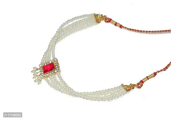 New Festive Special Traditional White Tanmani Necklace Maharashtrian chinchpeti moti necklace By Shrungarika(248)-thumb2