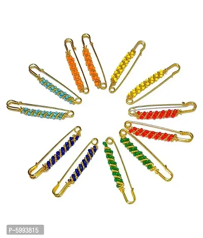 Daily Wear Saree Pins pack of 12