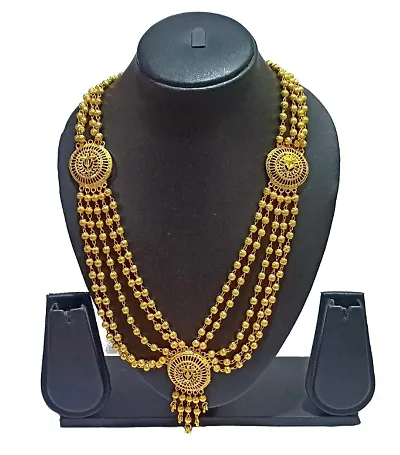 Grand Gold Rani Haar golden long necklace  For The Maharashtrian Bride pack of 1