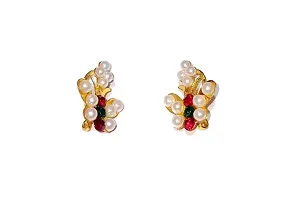 Upper Ear clips Press on Maharashtrian Traditional Press Bugadi Clip on Earrings for Women and Girls-thumb1