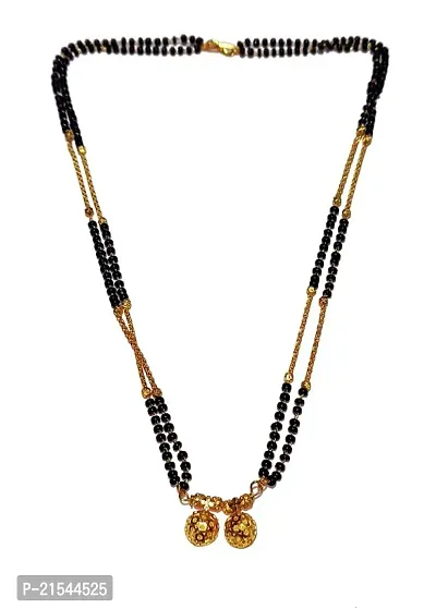 stylish Maharashtrian chain mangalsutra for women total length 18 inch Alloy Mangalsutra-thumb2