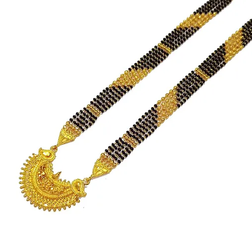 New MaharaShtrian Pendant mangalsutra for women total length 36 inch Alloy Mangalsutra