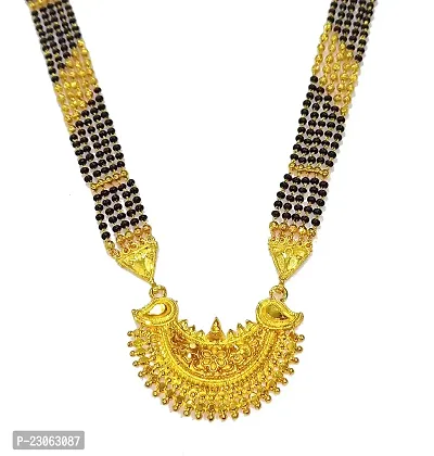 New MaharaShtrian Pendant mangalsutra for women total length 36 inch Alloy Mangalsutra-thumb2