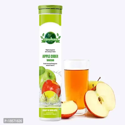 Lifesy Nutra Apple Cider Vinegar Effervescent Tablets | Weight Management With Credulity of Mother | Boost Immunity | Pomegranate  vitamin B12 | 100% vegan | Sugar-Gluten Free - ACV 15 Effervescent T