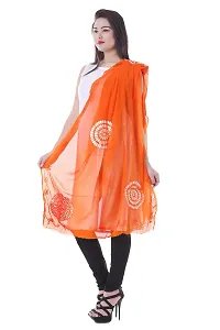 Indian Handicraft Women Ethnic Circle Design gotta patti work Chiffon Duppta 2.30 Mtr.-thumb3