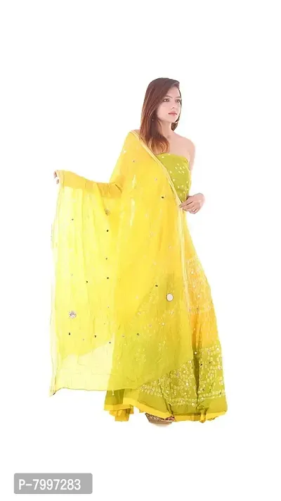 Women's Cotton Lehenga Choli (Generic-1001_Yellow_Free Size)-thumb4